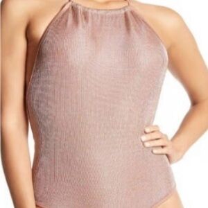 Sam edelman rose gold one piece swimsuit size small